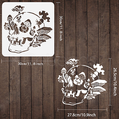 PET Hollow Out Drawing Painting Stencils DIY-WH0391-0262-1