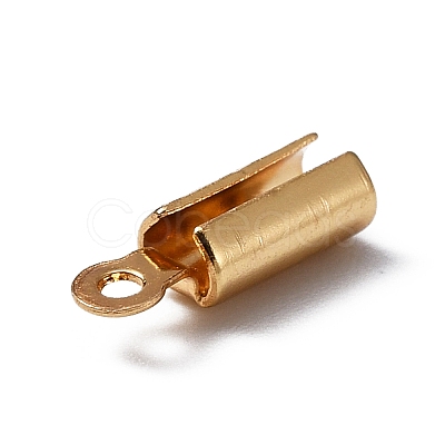 316 Surgical Stainless Steel Folding Crimp Ends X-FIND-WH0045-46A-1