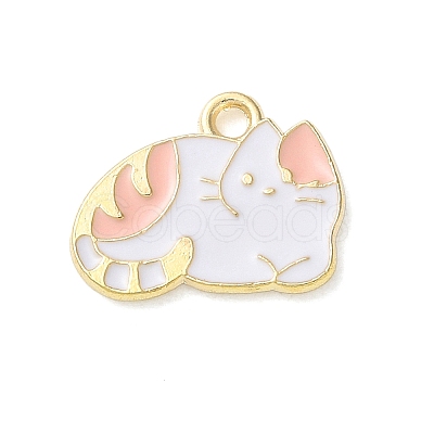 Cute Animal Alloy Enamel Pendants ENAM-U002-03D-KCG-1