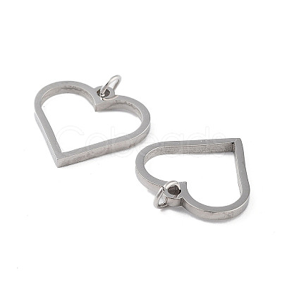 Non-Tarnish 304 Stainless Steel Pendants STAS-G324-01G-P-1