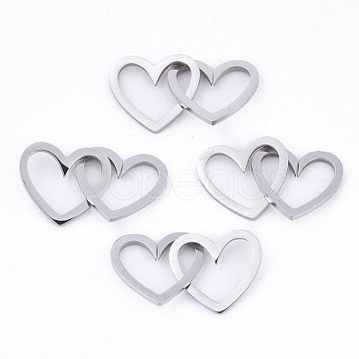 Tarnish Resistant 201 Stainless Steel Linking Rings STAS-N091-129-1
