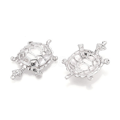 304 Stainless Steel Turtle Pendants STAS-T069-19P-1