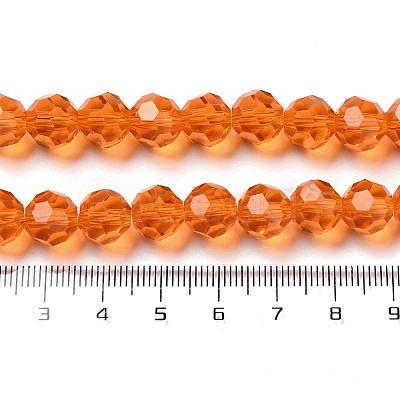 Transparent Glass Beads EGLA-A035-T10mm-D05-1