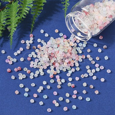 50G Frosted Glass Beads FGLA-YW0001-03A-1