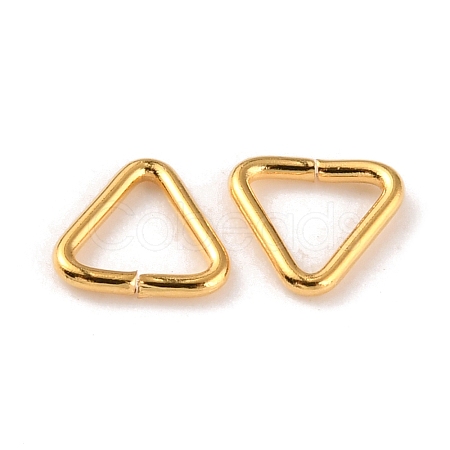 Brass Triangle Linking Ring X-KK-WH0031-08G-1