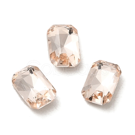 Glass Rhinestone Cabochons RGLA-P037-04A-D261-1