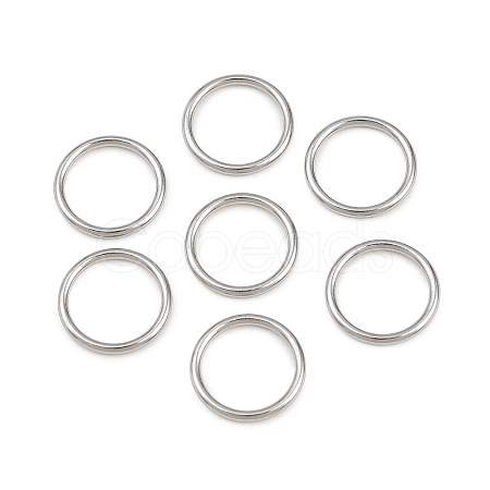 304 Stainless Steel Closed Jump Rings STAS-G393-06P-12-1