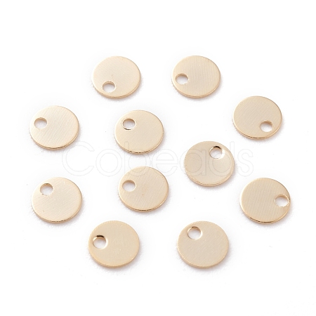 Brass Charms KK-Y003-15G-1