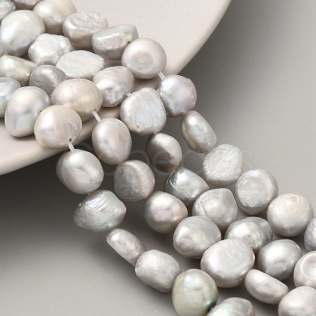 Dyed Natural Cultured Freshwater Pearl Beads Strands PEAR-A006-09D-1