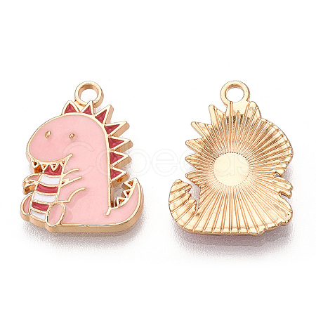 Alloy Enamel Pendants ENAM-T009-59B-RS-1