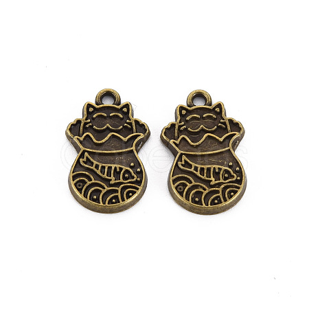 Tibetan Style Alloy Pendant Enamel Settings PALLOY-N160-64AB-1