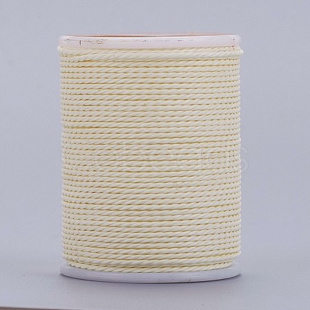 Round Waxed Polyester Cord X-YC-G006-01-1.0mm-16-1