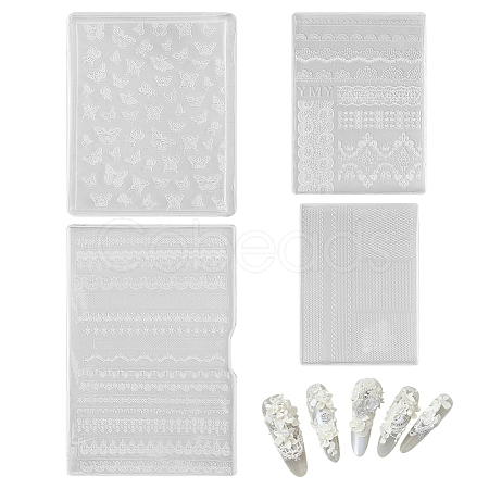 4Pcs 4 Styles Silicone Molds MRMJ-HY0001-43-1