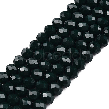 Opaque Solid Color Glass Beads Strands LS-EGLA-A034-P4mm-D12-1