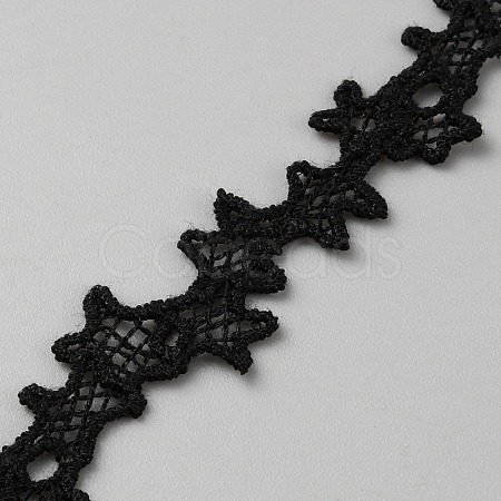 Star Polyester Lace Trim Ribbon OCOR-WH20003-13A-1-1