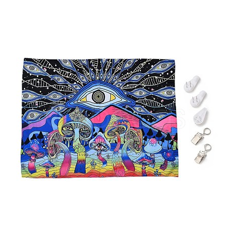 UV Reactive Blacklight Tapestry HJEW-F015-01H-1