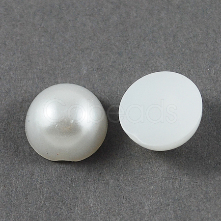 ABS Plastic Imitation Pearl Cabochons SACR-S738-2mm-Z9-1