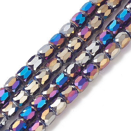 AB Color Plated Glass Beads GLAA-F108-12B-03-1