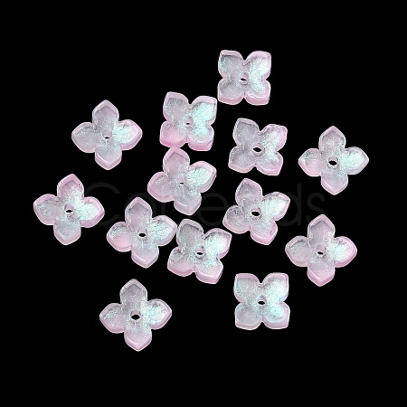Dyed & Heated Glass Bead Caps GLAA-Z019-01H-1