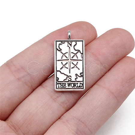 Tibetan Style Alloy Pendants X-TARO-PW0001-01D-1