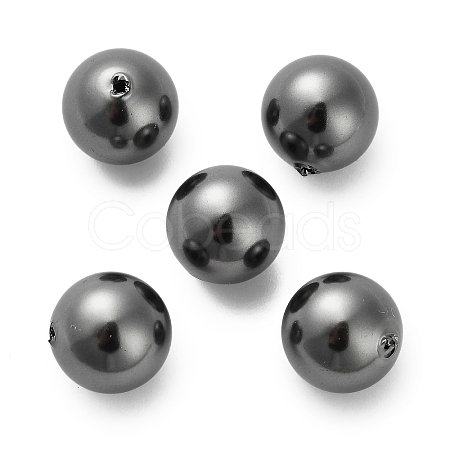 Baking Paint Pearlized Glass Pearl Round Beads HY-Q001-02B-05-1