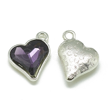 Alloy Glass Pendants PALLOY-T040-12mm-16-1