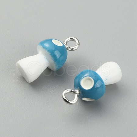 Opaque Resin Pendants RESI-CJC0012-16F-1