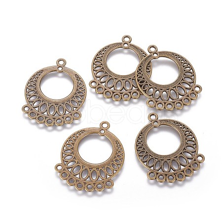 Tibetan Style Connectors TIBEP-EA165Y-AB-FF-1