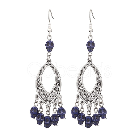 2 Pairs Brass Dangle Earrings EJEW-JE05890-04-S-1