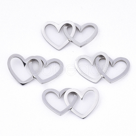 Tarnish Resistant 201 Stainless Steel Linking Rings STAS-N091-129-1