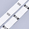 Clothing Size Labels(100), Garment Accessories, Size Tags, White, 12.5mm, about 10000pcs/bag