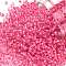 TOHO Round Seed Beads, Japanese Seed Beads, (1082) Inside Color Crystal/Hot Pink Lined, 11/0, 2.2mm, Hole: 0.8mm, about 5555pcs/50g