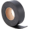 2M PVC Double Face Imitation Leather Ribbons, for Clothes, Bag Making, Black, 25mm, about 2.19 Yards(2m)/Roll