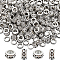 SUNNYCLUE 200Pcs Tibetan Style Alloy Beads, Large Hole Beads, Rondelle, Antique Silver, 6x3.5mm