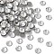 Preciosa&reg Crystal Hotfix Flatback Stones, Czech Crystal, Round(438 11 612 Chaton Rose VIVA 12 &reg), 00030 242 Argent Flare, SS10(2.7~2.9mm)