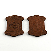 Dyed Rectangle Wood Pendants WOOD-R240-14-1