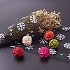 Snowflake Deco Mesh Ribbons OCOR-P010-G15-5