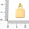 304 Stainless Steel Enamel Pendants STAS-I369-08G-04-3