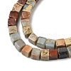 Natural Shoushan Stone Beads Strands G-H087-F01-01-4