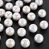 Opaque Acrylic Beads MACR-S370-14mm-01-1