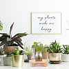 3 Sets 3 Style Wood Holder for Planter Pots AJEW-BC0006-54-6
