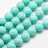 Natural Magnesite Beads Strands G-E384-01-8mm-2