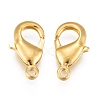 Brass Lobster Claw Clasps X-KK-902-G-3