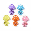 Spray Painted Alloy Pendants PALLOY-T077-163-2