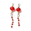 Glass Pendants KK-P242-05G-1