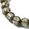 Handmade Gold Sand Lampwork Beads Strands LAMP-P062-01F-4