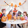 240Pcs 6 Style Halloween Handmade Polymer Clay Cabochons CLAY-AR0001-35-5
