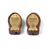 Natural Wood Undyed Beads WOOD-N013-003-2