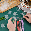 PandaHall Elite 30Pcs 3 Style Acrylic Thread Winding Boards FIND-PH0018-61-3