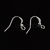 Brass French Earring Hooks KK-Q369-S-1